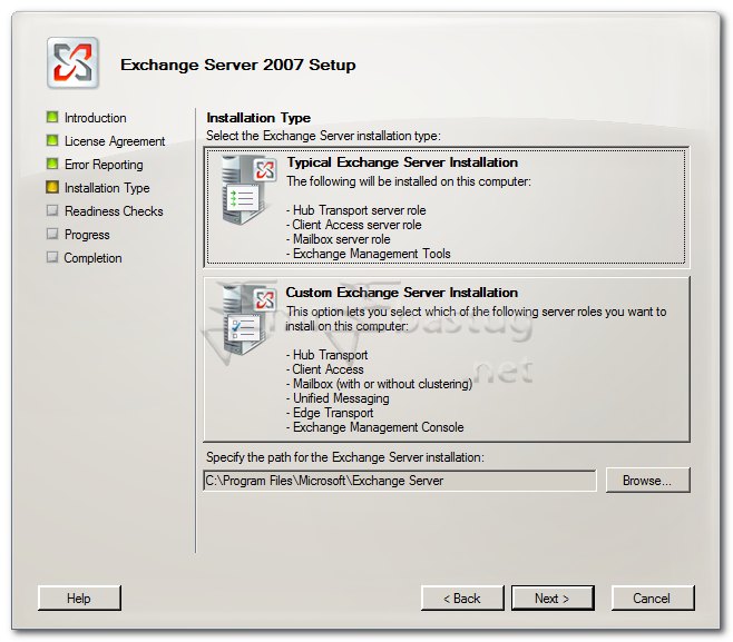 exchange server 2007 kurulumu
